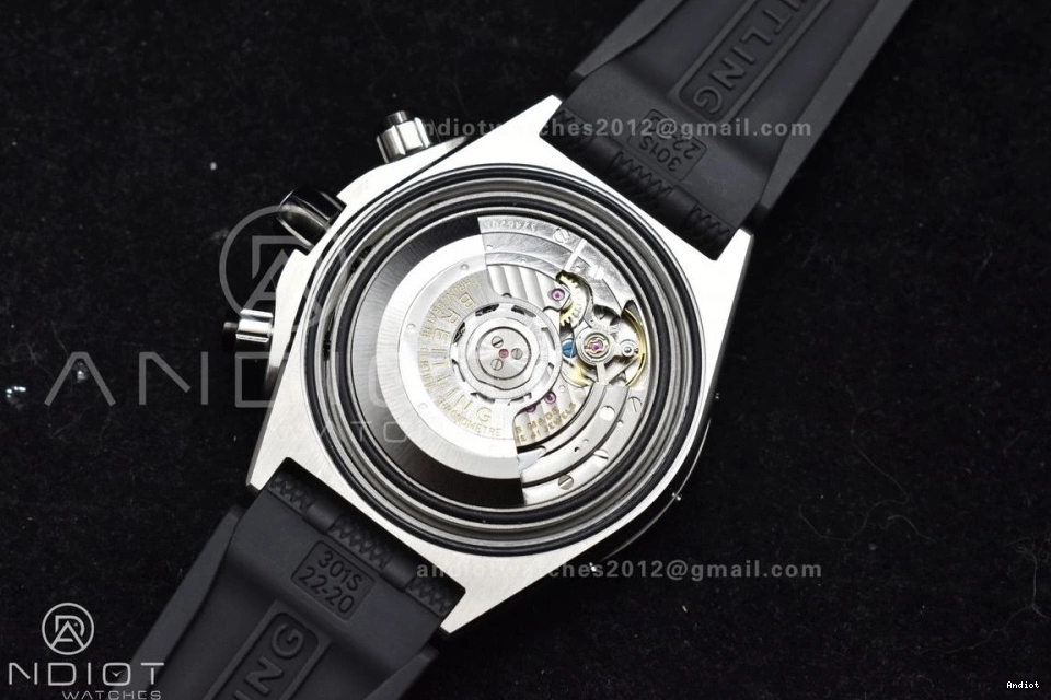 Bracelet Chronomat 536 1:1 Robber BLSF A TravelReady B01 Best Edition SS Green On 44mm Dial 0720